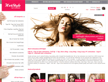 Tablet Screenshot of hair-extensions-hotstyle.com